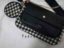 PEDRO零錢(qián)包飾三合一鏈條腋下單肩包包女包PW2-75210093 PW2-75210093-2黑色-千鳥(niǎo)格紋 曬單實(shí)拍圖