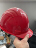 霍尼韦尔（Honeywell）安全帽 H99 ABS 工地建筑 防砸抗冲击 有透气孔 黄色 1顶 实拍图