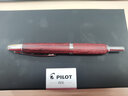 百樂(lè )（PILOT）Capless鋼筆按壓式河馬木筆桿18k金尖成人練字送禮用FC-2500RR 深紅色 F尖/約0.4-0.5mm日常書(shū)寫(xiě)用 曬單實(shí)拍圖
