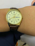 卡西歐男表 簡(jiǎn)潔時(shí)尚手表防水休閑商務(wù)手表 金盤(pán)鋼帶MTP-V006G-9B 曬單實(shí)拍圖