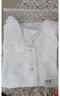 品彩 PinCai 2021年夏季短袖娃娃領(lǐng)甜美時(shí)尚小仙女洋氣襯衣女潮 PW11XS318 白色 M 曬單實(shí)拍圖