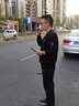 羅蒙（ROMON）冬季加絨加厚運動(dòng)套裝男士外套衛衣套裝寬松圓領(lǐng)男款青年春秋休閑 黑色【冬季】 加絨 XL 175 曬單實(shí)拍圖