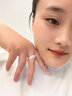 COISE銀戒指女款媽媽開(kāi)口指環(huán)999足銀素圈戒指指環(huán)生日禮物送媽媽 老人福字戒指送媽媽禮物 曬單實(shí)拍圖