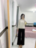 恒源祥羊毛衫毛衣女長袖半高領套頭秋冬針織新款寬松外套新品 半高領（米色） 均碼 （90-135斤） 曬單實拍圖