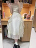 俞邁成人禮服女18嵗禮服 高級感森系初戀裙高腰仙女長裙氣顯瘦短袖純 杏色 【收藏關注店鋪優(yōu)先發(fā)貨】 L 【建議106-120斤】 曬單實拍圖