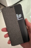 正件 适用华为Mate9pro手机壳 智能保护套休眠皮套镜面保护套智能视窗免翻盖 Mate9pro灰色 实拍图