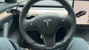徐記適用于特斯拉Model 3 Model S汽車方向盤套Model X Y手縫真皮 頭層牛皮 黑孔皮+碳纖維-黑線 所有車型可定制 曬單實拍圖