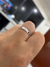 DR對(duì)戒情侶K金鉆戒結(jié)婚訂婚求婚鉆石戒指禮物YOU&ME情見 【對(duì)戒】白鉆男戒+女戒 曬單實(shí)拍圖