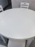 贝特森 餐桌 实木餐桌椅组合 可伸缩折叠中式椭圆形饭桌子 白色 一桌六椅【1.2米/1.38米】可选 实拍图