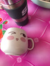 UOYUEBABY創(chuàng  )意陶瓷馬克杯子 可愛(ài)情侶杯水杯 個(gè)性萌系黑咖啡牛奶杯表情杯 單杯拋媚眼表情 曬單實(shí)拍圖