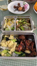 吉度（jidu）304不銹鋼保溫飯盒上班族雙層飯盒分隔餐盒微波爐加熱學生便當盒 雙層飯盒/米色1600ml+保溫袋 曬單實拍圖