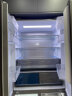 海尔（Haier）480升风冷无霜对开门双开门冰箱晶釉蓝玻璃面板超薄嵌入式干湿分储二级能效双变频省电智能电冰箱 海尔480升冰箱玉墨银 实拍图