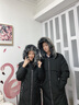杰遜斯情侶羽絨服男女情侶裝時(shí)尚大毛領(lǐng)冬季加厚中長(zhǎng)款外套男冬裝衣服潮 5009-Y901黑色（單件） S 曬單實(shí)拍圖