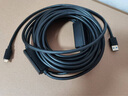綠歡 羅技C1000E直播攝像頭數(shù)據(jù)線4K高清cc4000e cc5000e C4900e C1000s連接電腦USB3.0轉(zhuǎn)Type-C加長線 黑色直頭Type-C轉(zhuǎn)USB數(shù)據(jù)線 10米 曬單實(shí)拍圖