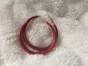 繆色（MiU Se）新款秋冬精致感復古紅色滴釉素圈耳環(huán)安可拉紅輕奢夸張大耳圈 紅色圓圈耳環(huán)  A25-307 曬單實(shí)拍圖