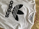 阿迪達(dá)斯 （adidas）短袖女2025夏季款三葉草運(yùn)動(dòng)服跑步健身舒適時(shí)尚休閑短袖女T恤 GN2899/三葉草白色/店長(zhǎng)力薦 M 曬單實(shí)拍圖
