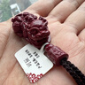 可辰朱砂吊墜高含量紫金砂如意貔貅項鏈男女士款本命年掛件生日禮物 招財公貔貅【附證書(shū)】 曬單實(shí)拍圖