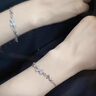 ?，旈W耀蝴蝶結(jié)銀手鏈小眾學(xué)生甜美手環(huán)時(shí)尚銀飾生日禮物送女朋友 閃耀蝴蝶結(jié)銀手鏈 曬單實(shí)拍圖