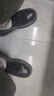 馬登工裝增高德比鞋男款厚底黑色大頭商務(wù)通勤cleanfit英倫風休閑皮鞋 黑色【開邊珠版亮皮】 43 男碼 曬單實拍圖