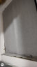 沫梵（M.fan）窗帘免打孔魔术贴遮光布简易卧室飘窗出租房小短遮阳布 浅灰色（粗麻款） 宽1.1X高1.5米 1片装 魔术贴式 实拍图