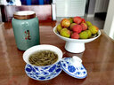 九樓閣 景德鎮(zhèn)白瓷大號(hào)花茶蓋碗茶杯三才碗馬蹄八寶茶敬茶蓋碗 五福臨門 220ml左右 曬單實(shí)拍圖