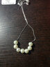 千樓珠寶 S925銀 6.5-7mm淡水珍珠項鏈 珍珠吊墜 微笑鏈 長(cháng)度可調節 曬單實(shí)拍圖