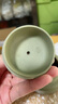 尊壺 宜興紫砂壺功夫茶具紫砂手工泡茶壺德鐘壺豆青砂絞泥泡茶壺 曬單實(shí)拍圖