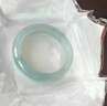 石季 冰潤(rùn)翡翠玉鐲緬甸老坑玉鐲子簡(jiǎn)約處理玉石年輕款送老婆禮物 內(nèi)徑58-59mm 曬單實(shí)拍圖