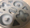 愛(ài)咔威（IKV）寶寶蒸糕模具輔食盒嬰兒輔食儲存制作盒硅膠輔食模具冷凍冰格 甜甜圈磨具-藍色 曬單實(shí)拍圖