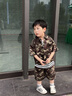 mlgt kids童裝男童套裝春秋裝2025新款韓版中小兒童衛衣男孩運動(dòng)衣服 灰色 100 cm 曬單實(shí)拍圖