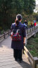 传奇故事格子双肩包女 韩版潮新款大容量休闲女包 牛津布两用背包 红色升级版中号（可容纳A4文件夹） 实拍图