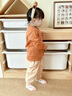 七樂豆嬰兒春秋冬款毛衣開衫男寶寶衣服秋季外套幼兒秋天針織衫秋裝上衣 奶咖 80 cm 曬單實拍圖