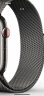 W&P【美国】适用苹果手表表带apple watch ultra2米兰尼斯金属不锈钢表带iwatch S9/8/7/6/5/SEwp 金属磁吸搭扣·米兰黑【38/40/41MM】 实拍图