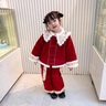 FNJ KIDS童裝女童拜年服套裝冬裝中國風(fēng)加厚新年衣服女寶寶周歲禮服 紅色（含小兔包包） 加絨 80 (建議身高70-80cm) 曬單實(shí)拍圖