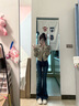 DXOT小個子香風(fēng)早秋外套女2025新款春秋季韓系設(shè)計感小眾短款夾克上衣 外套 M 45-55kg 曬單實拍圖