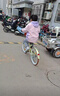鳳凰（Phoenix）兒童自行車(chē)兒童自行車(chē)6-10歲兒童單車(chē)6至8歲女童自行車(chē)小孩自行車(chē) 22寸卡其黃丨編織車(chē)筐+后座+禮包 曬單實(shí)拍圖