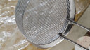 魔幻厨房304不锈钢豆浆漏网漏勺细网中药过滤网果汁打沫勺面粉筛烘焙工具 实拍图