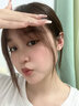 中國黃金（CHINA GOLD）黃金直針耳釘女迷你小金豆豆圓珠磨砂養(yǎng)耳洞針棒足金耳環(huán)節(jié)日禮物 轉運珠耳釘【光面一對】約0.82g 曬單實拍圖