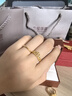 六福珠寶福滿(mǎn)傳家系列足金簡(jiǎn)約素圈小細戒黃金戒指送禮 計價(jià) G01G0001DS 15號-1.51克(含工費140元) 曬單實(shí)拍圖