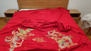 博洋家紡結(jié)婚四件套純棉新婚紅色100支長絨棉刺繡龍鳳婚慶套件1.8米 曬單實拍圖