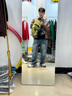 威登羊男士穿搭墊肩夾克外套男裝衣服三件套高級(jí)感痞帥男生酷帥穿搭套裝 棕色外套+黑短T+牛仔褲【三件 L 曬單實(shí)拍圖