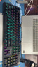 微星（MSI）GK50Z V2 機械鍵盤鼠標套裝 有線電競游戲辦公電腦鍵盤 RGB燈效 客制化全鍵熱插拔吃雞LOL鍵盤 GK50Z V2 黑色 青軸 曬單實拍圖