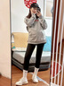 ARTFULMOM英國玻尿酸孕婦打底褲懷孕期褲子鯊魚(yú)褲瑜伽褲2025春秋新款孕婦裝 黑色【無(wú)痕拼接款】 L 曬單實(shí)拍圖
