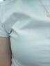 夏季白色短袖t恤女緊身小個子高腰2024年新款露臍短款打底衫上衣 白色 L 【96-106斤】 曬單實拍圖