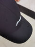 李宁帽子 运动帽 男女鸭舌帽 夏季白色黑色跑步夏天遮阳鸭嘴棒球帽 经典款黑（头围56-60cm） 实拍图