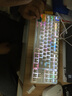 黑爵AK870 三?？椭苹瘷C械鍵盤(pán) 全鍵熱插拔 Gasket結構RGB背光 原廠(chǎng)PBT三拼鍵帽 可連平板手機筆記本 白色（RGB光）-紅軸 曬單實(shí)拍圖