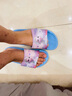 迪士尼兒童拖鞋女夏季寶寶女童防滑涼拖鞋冰雪奇緣愛(ài)莎室內親子鞋 GE225885藍色 內長(cháng)21.5cm 230 曬單實(shí)拍圖