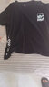 胖哥哥胖子T恤男大碼男裝新品肥胖男士加肥加大肥仔T恤短袖 曜石黑 5XL（250-280斤） 曬單實(shí)拍圖
