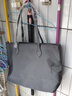 暢印 手提袋女文件大容量包包出門(mén)女士公文包輕便職業(yè)上班工作教師女包 灰色 曬單實(shí)拍圖
