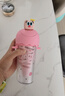 UOOHAtritan塑料水杯甜筒高顏值男女生大容量?jì)和硯畨鼗ú栉鼙?海倫甜筒杯落櫻莓果-粉色 480ml 曬單實(shí)拍圖
